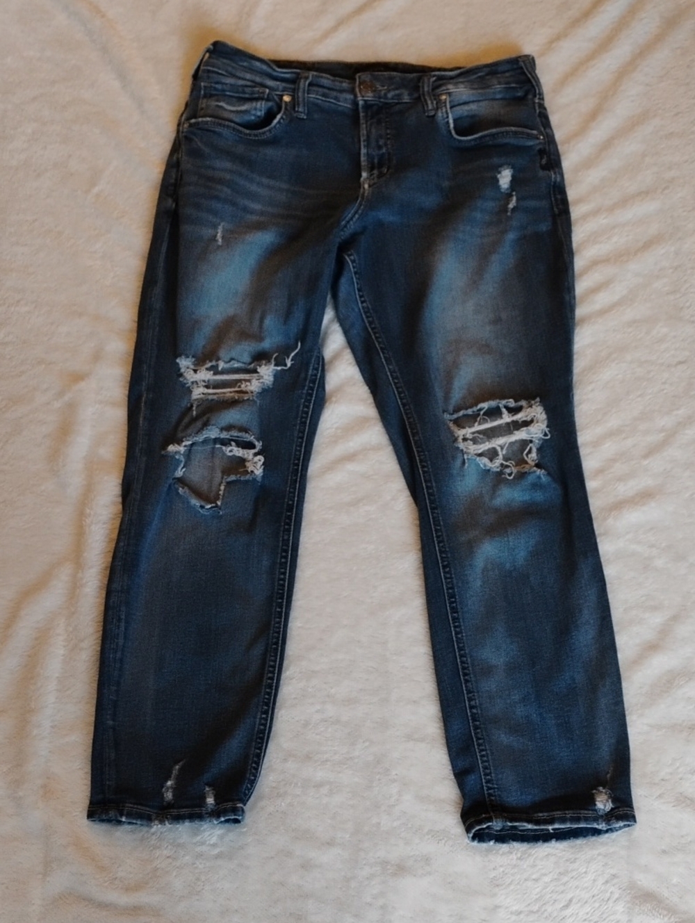 Silver Jeans Distressed Boyfriend